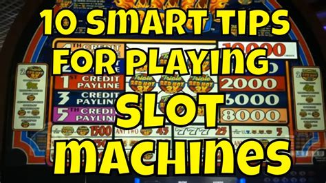 tips for slot machines